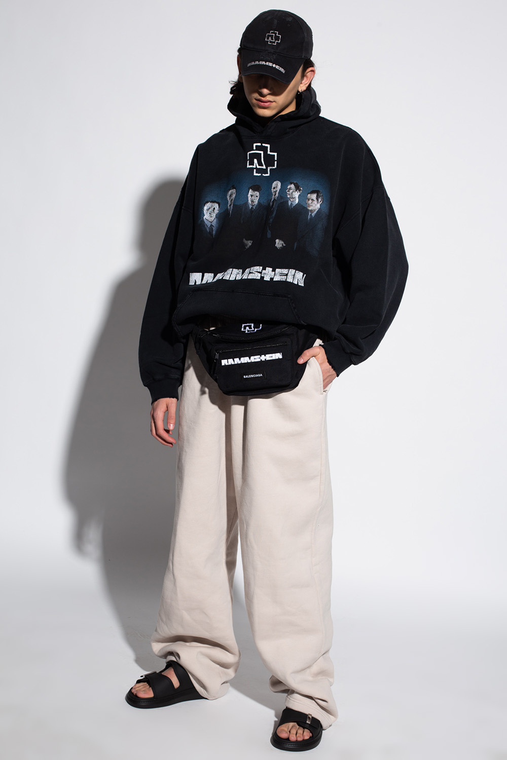 BALENCIAGA RAMMSTEIN プルオーバーパーカー - トップス